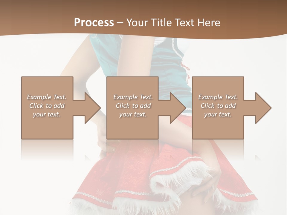 Underwear Xmas Erotic PowerPoint Template