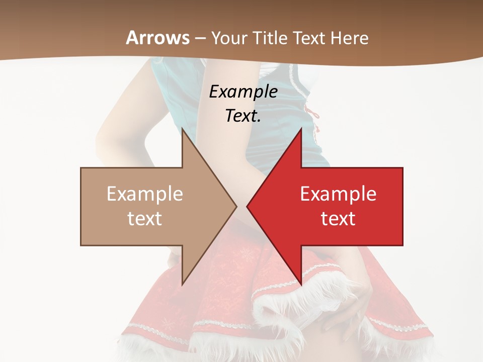 Underwear Xmas Erotic PowerPoint Template