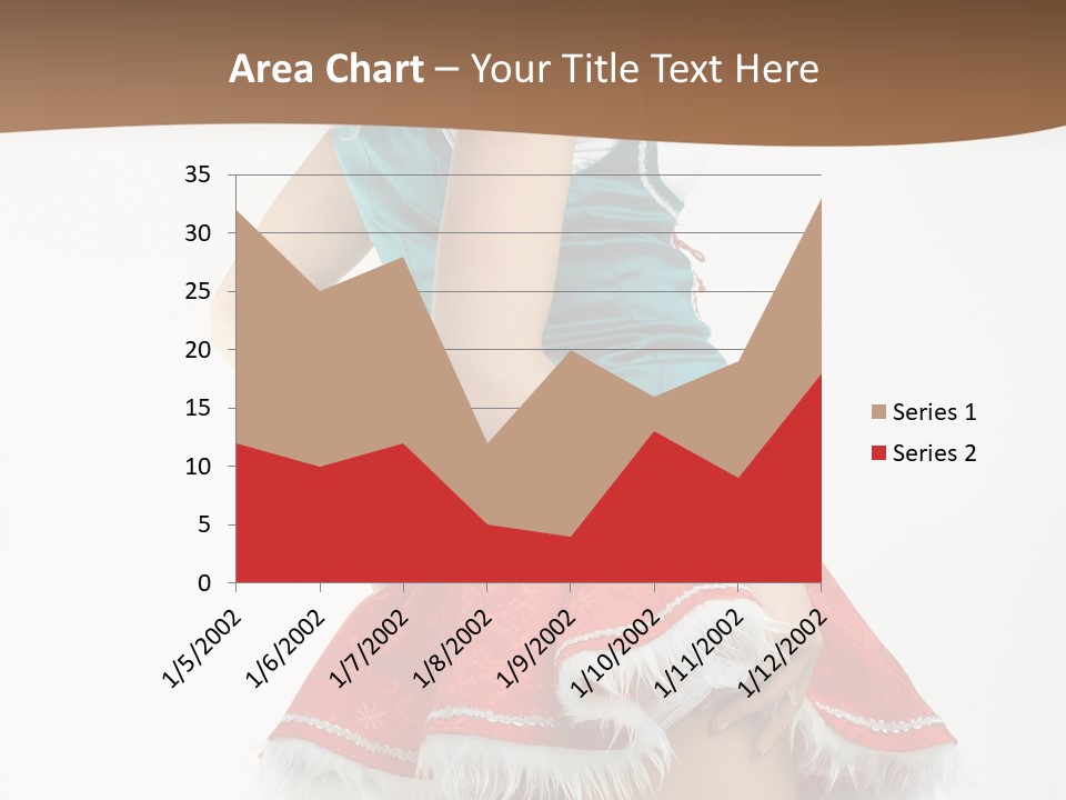Underwear Xmas Erotic PowerPoint Template
