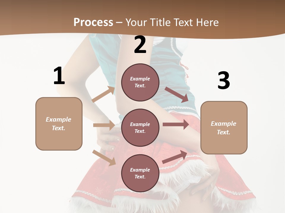 Underwear Xmas Erotic PowerPoint Template