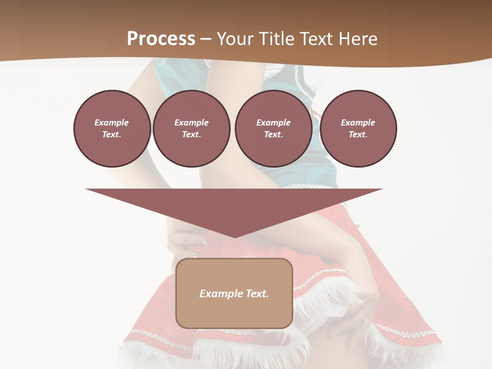 Underwear Xmas Erotic PowerPoint Template