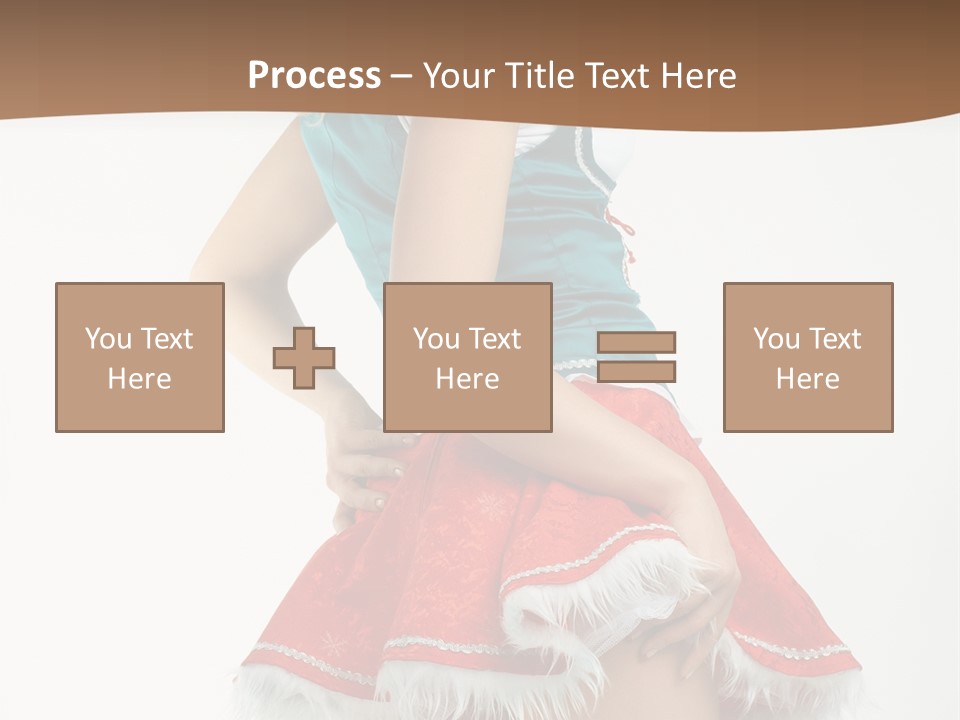 Underwear Xmas Erotic PowerPoint Template
