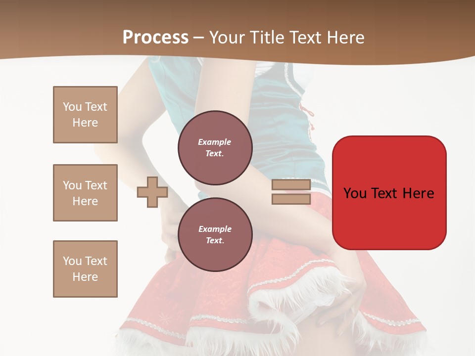 Underwear Xmas Erotic PowerPoint Template