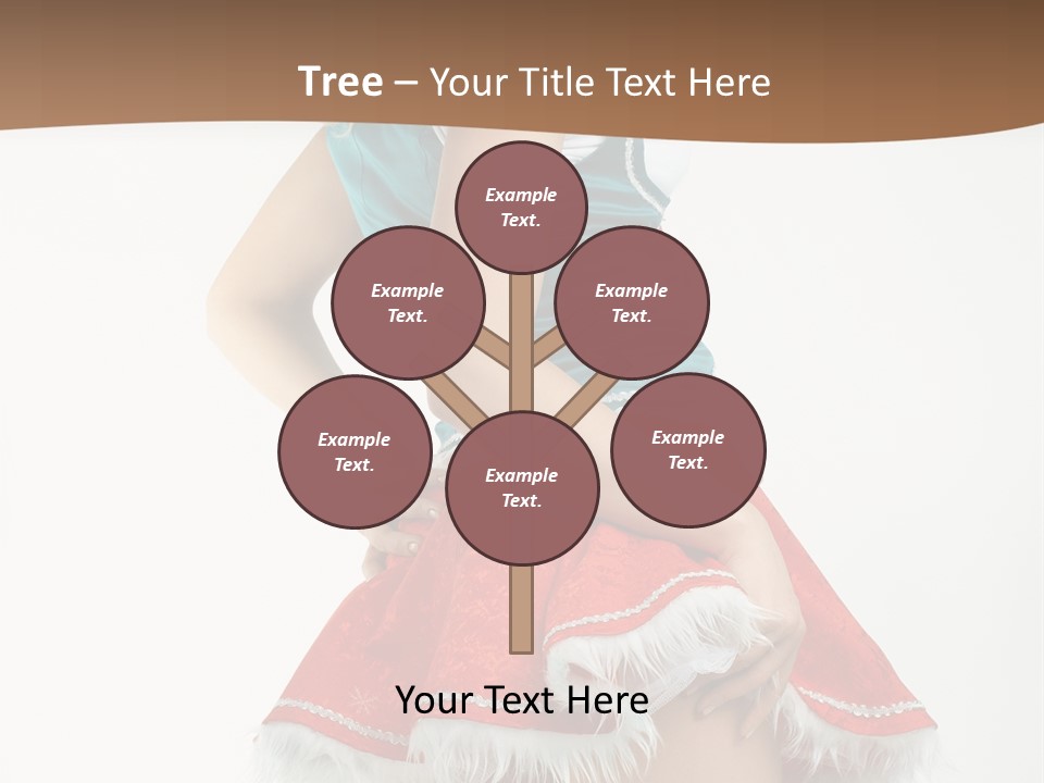 Underwear Xmas Erotic PowerPoint Template