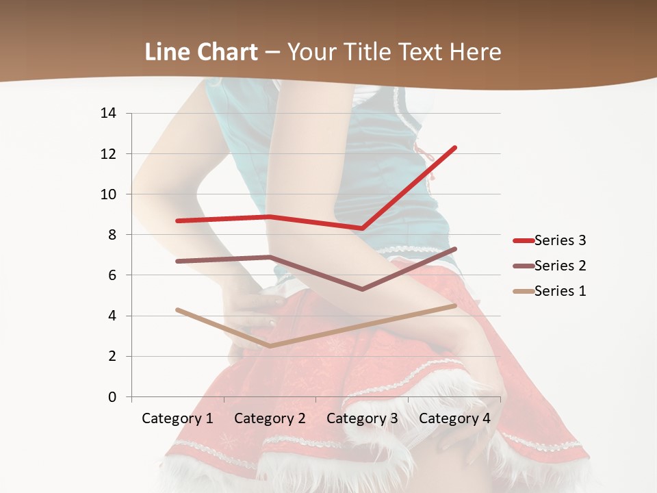 Underwear Xmas Erotic PowerPoint Template
