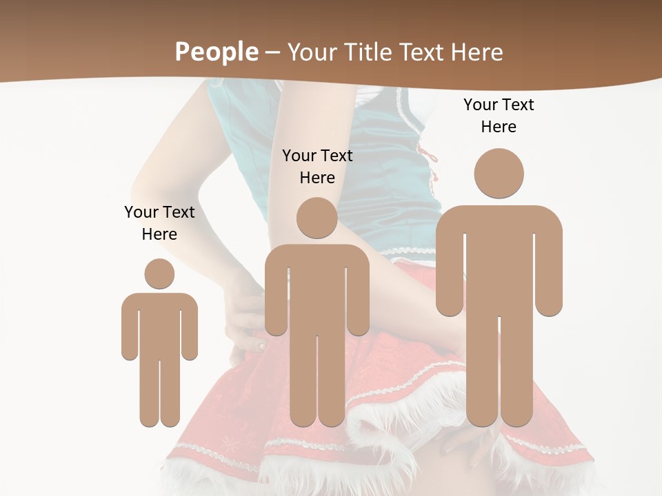 Underwear Xmas Erotic PowerPoint Template