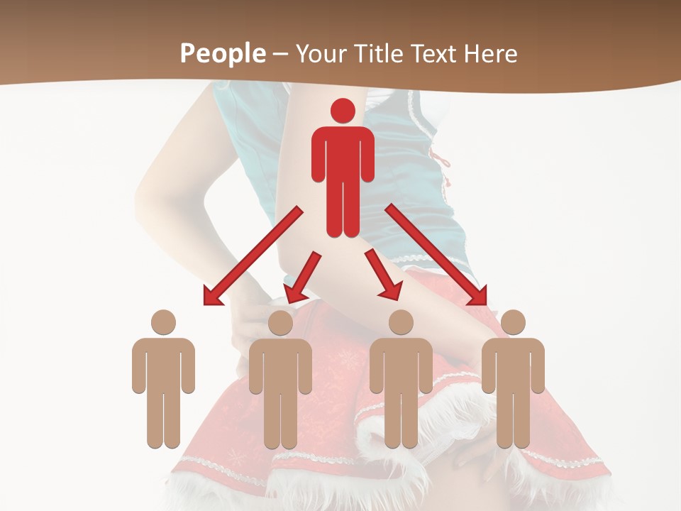 Underwear Xmas Erotic PowerPoint Template