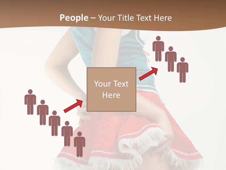 Underwear Xmas Erotic PowerPoint Template