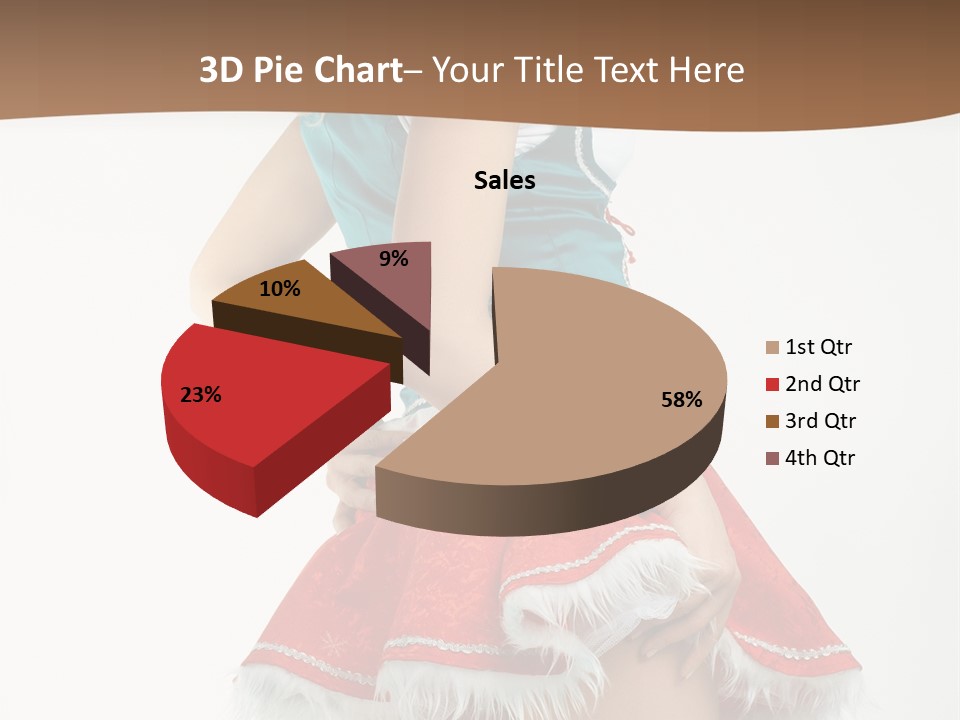 Underwear Xmas Erotic PowerPoint Template