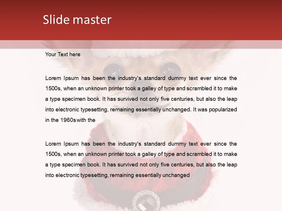 Masquerade Claus Navidad PowerPoint Template