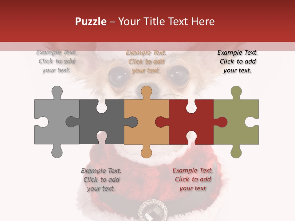 Masquerade Claus Navidad PowerPoint Template