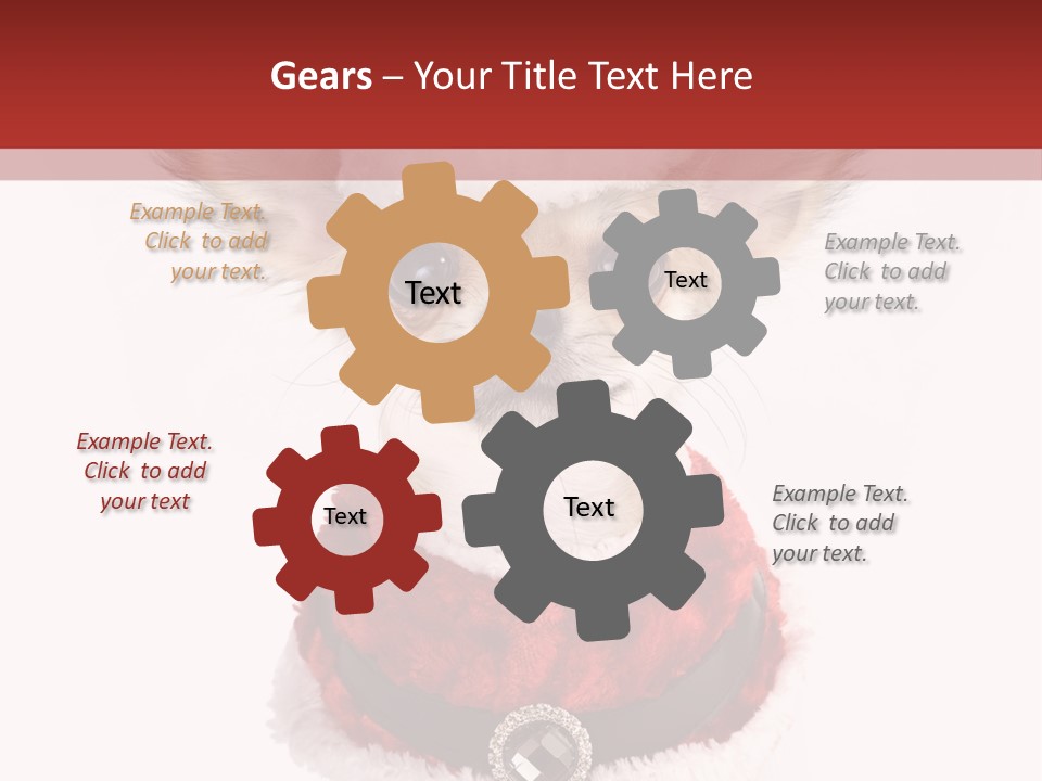 Masquerade Claus Navidad PowerPoint Template