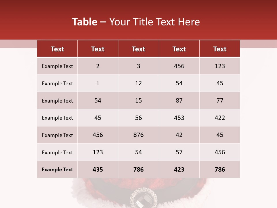 Masquerade Claus Navidad PowerPoint Template