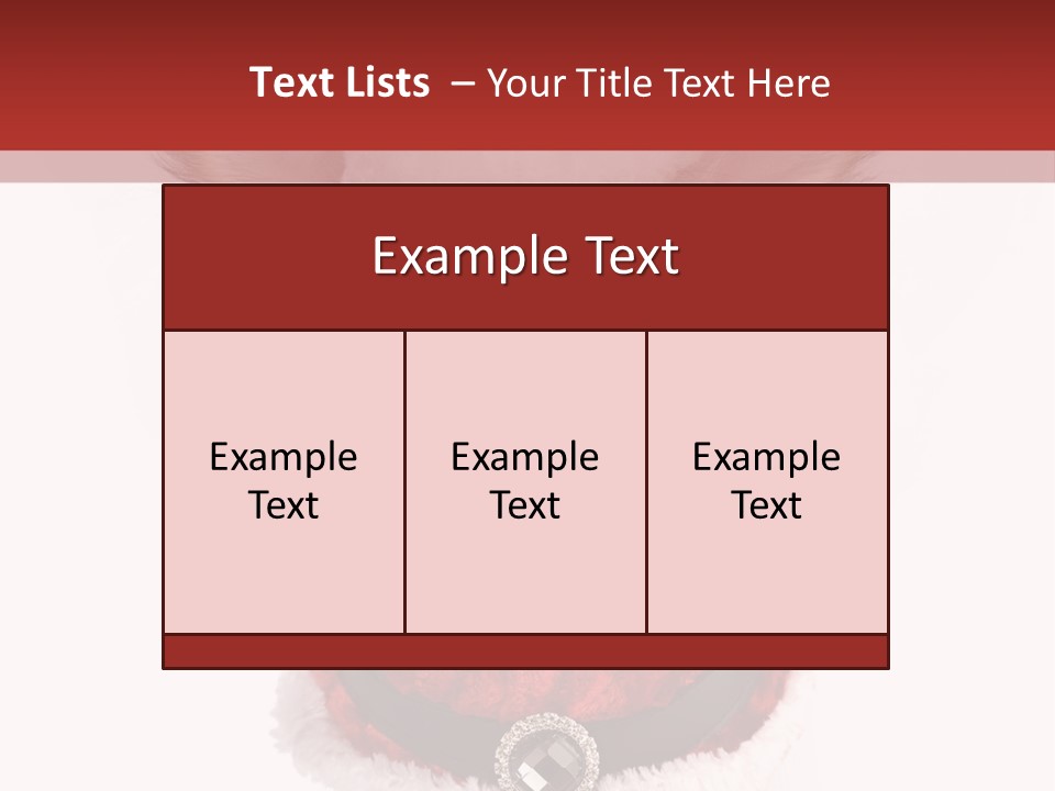 Masquerade Claus Navidad PowerPoint Template