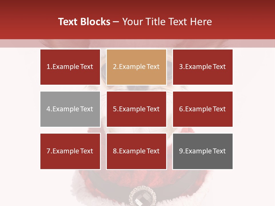 Masquerade Claus Navidad PowerPoint Template