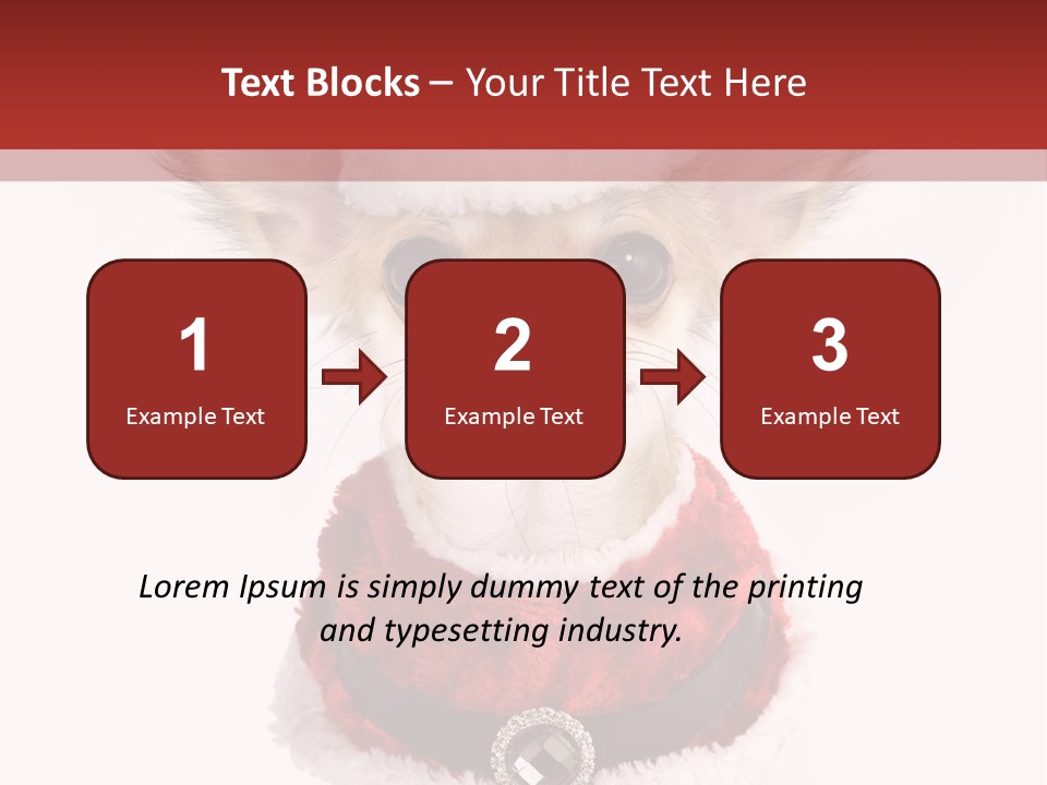 Masquerade Claus Navidad PowerPoint Template