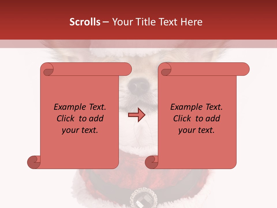 Masquerade Claus Navidad PowerPoint Template