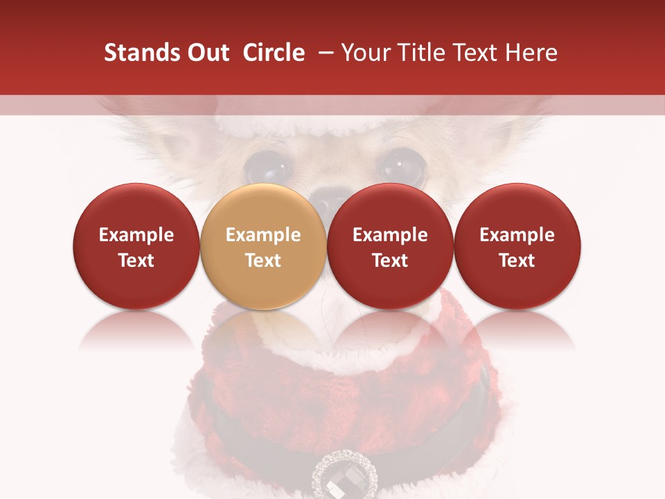 Masquerade Claus Navidad PowerPoint Template