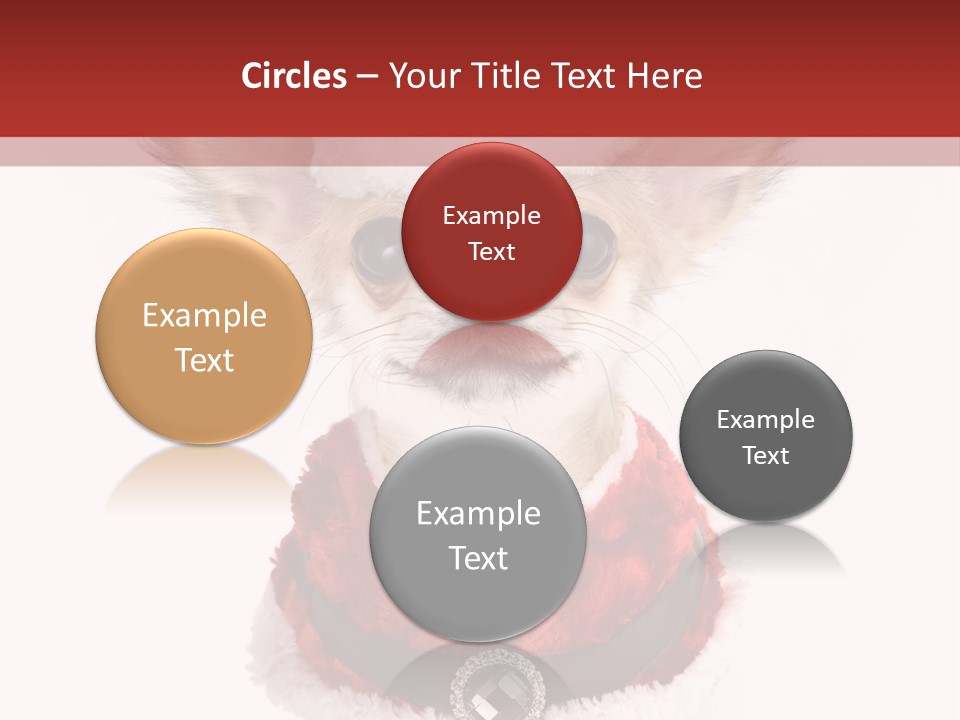 Masquerade Claus Navidad PowerPoint Template