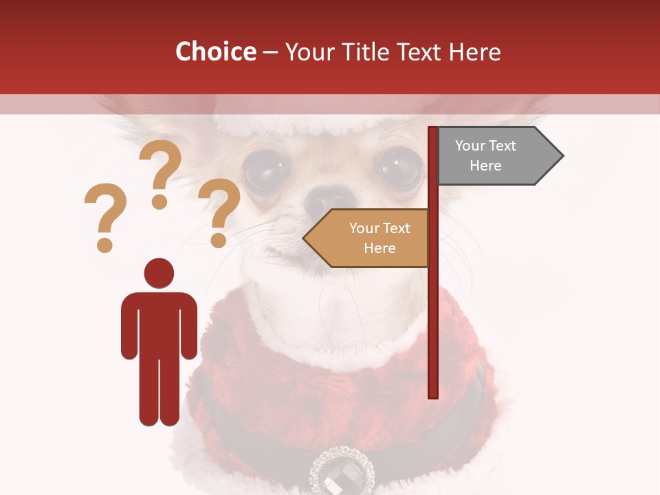Masquerade Claus Navidad PowerPoint Template