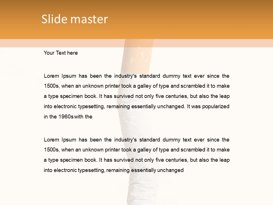 Filter Toxic Isolated PowerPoint Template