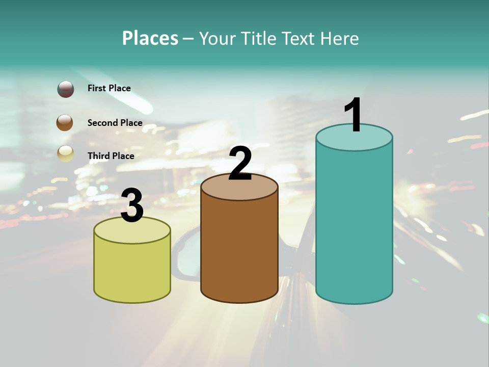 Abstract City Scene PowerPoint Template