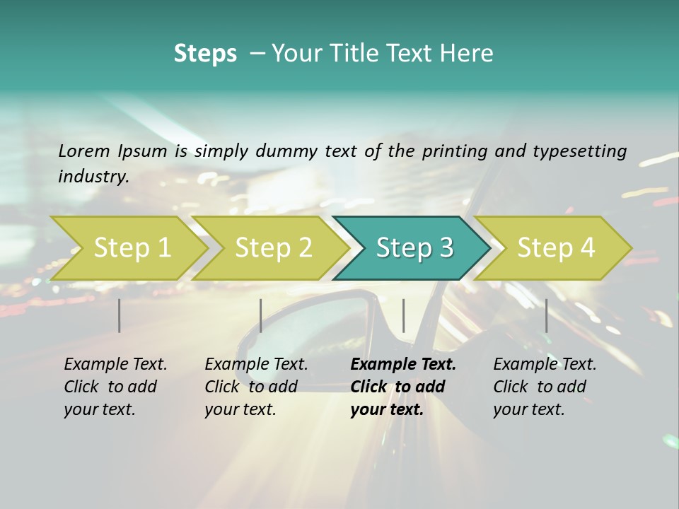 Abstract City Scene PowerPoint Template