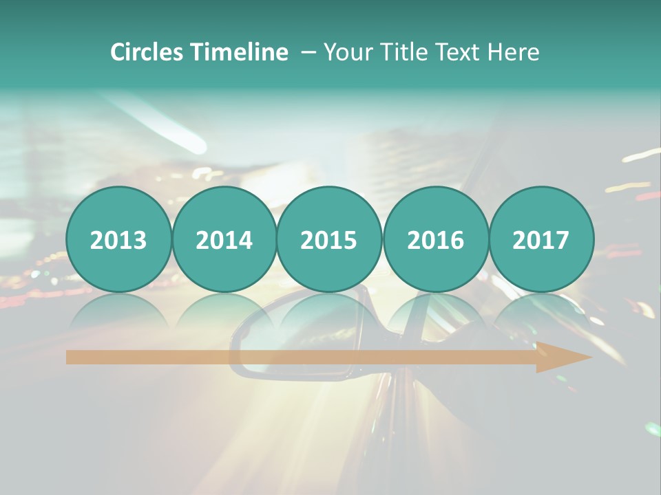 Abstract City Scene PowerPoint Template