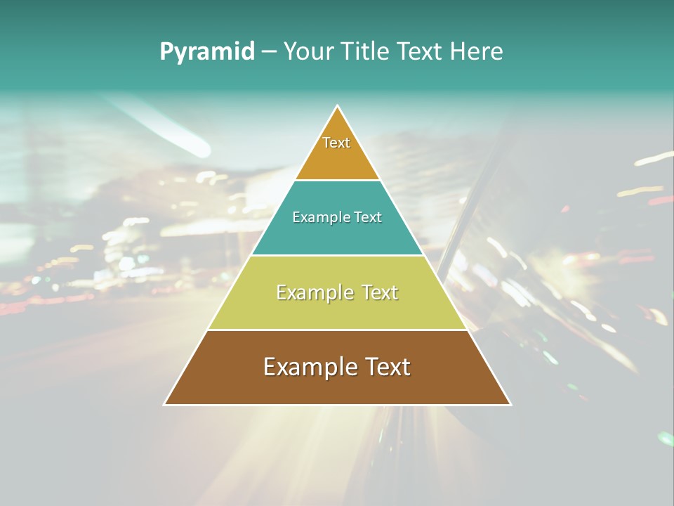 Abstract City Scene PowerPoint Template