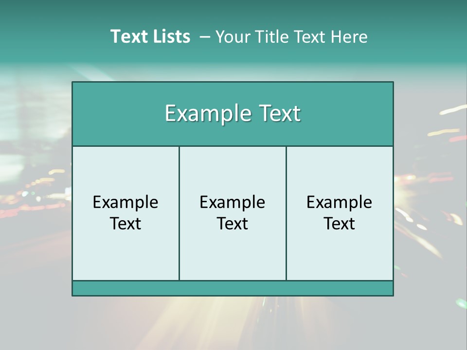 Abstract City Scene PowerPoint Template