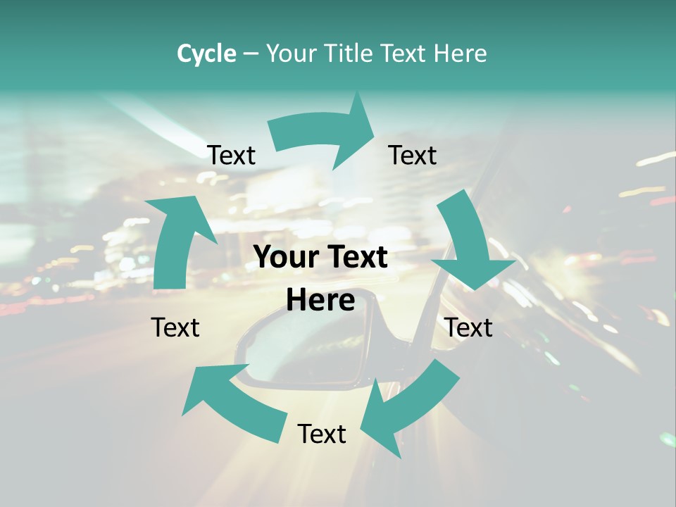 Abstract City Scene PowerPoint Template