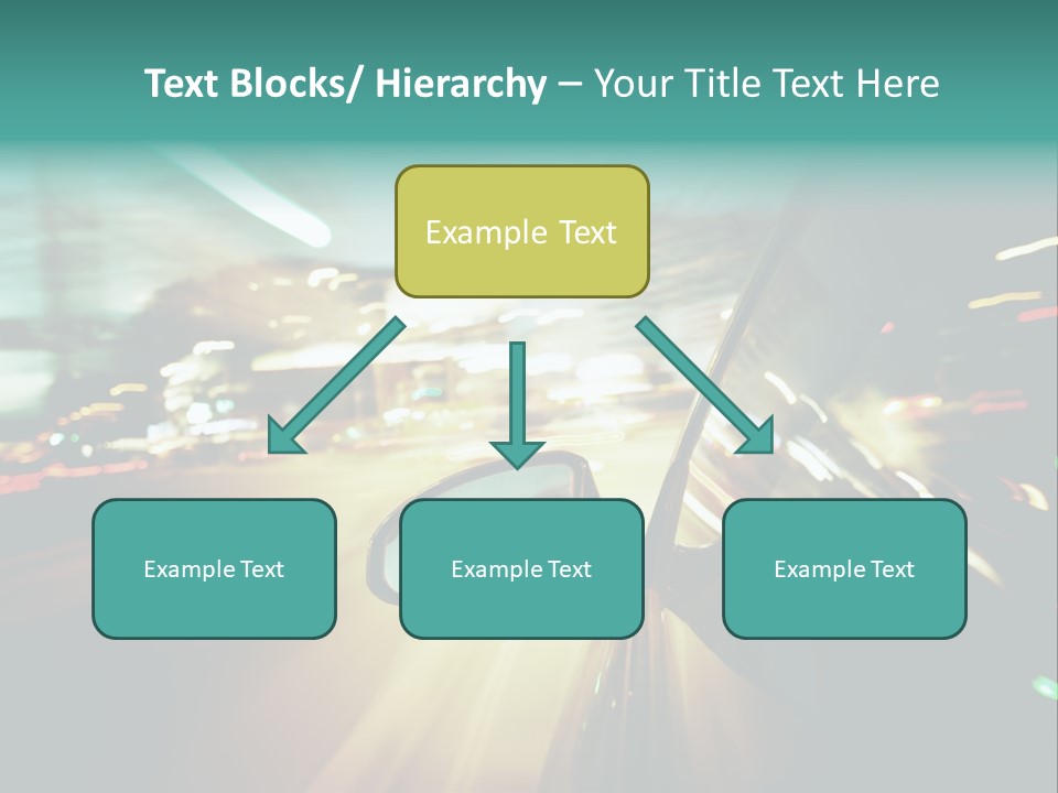 Abstract City Scene PowerPoint Template