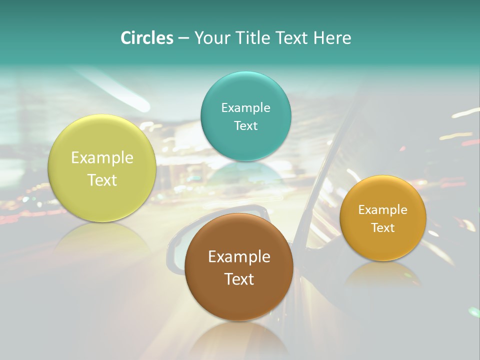 Abstract City Scene PowerPoint Template