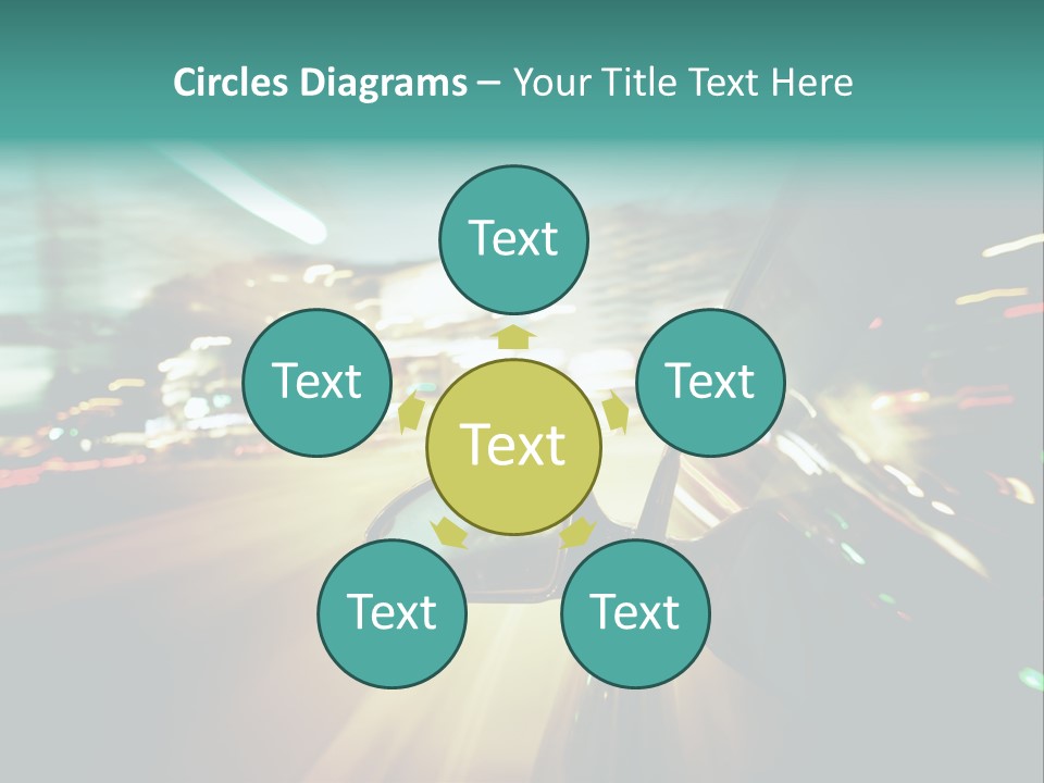 Abstract City Scene PowerPoint Template