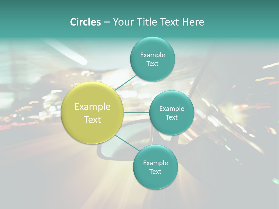 Abstract City Scene PowerPoint Template