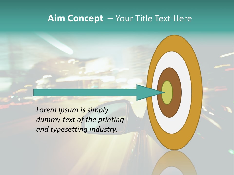 Abstract City Scene PowerPoint Template