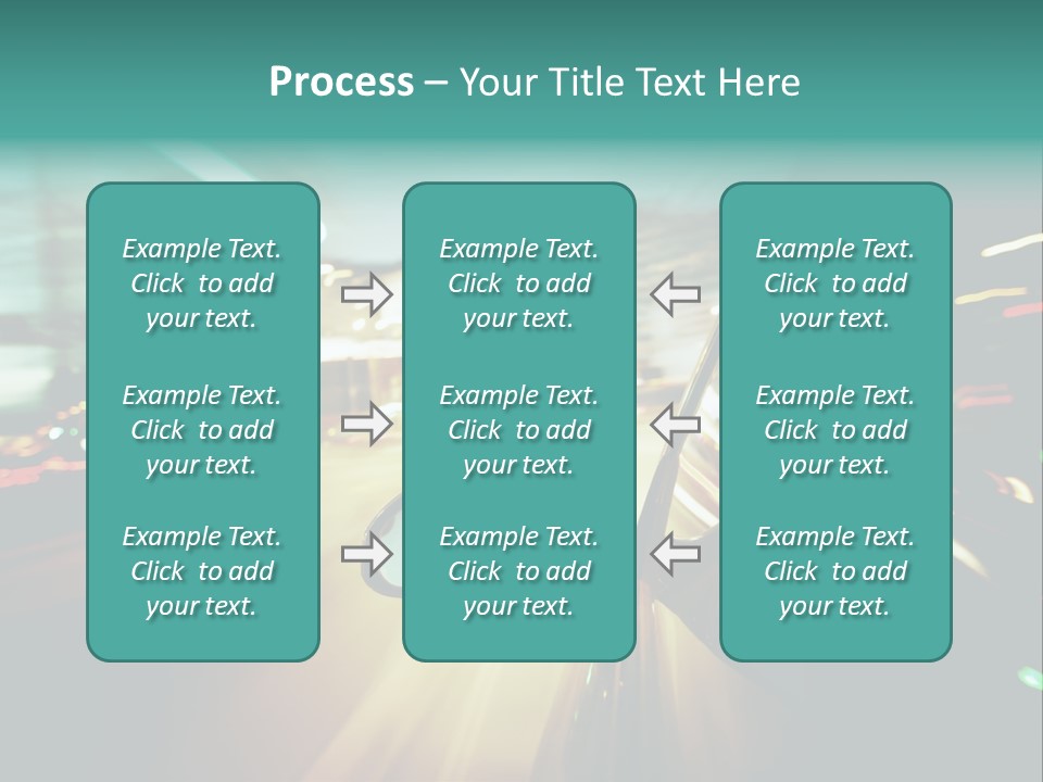 Abstract City Scene PowerPoint Template