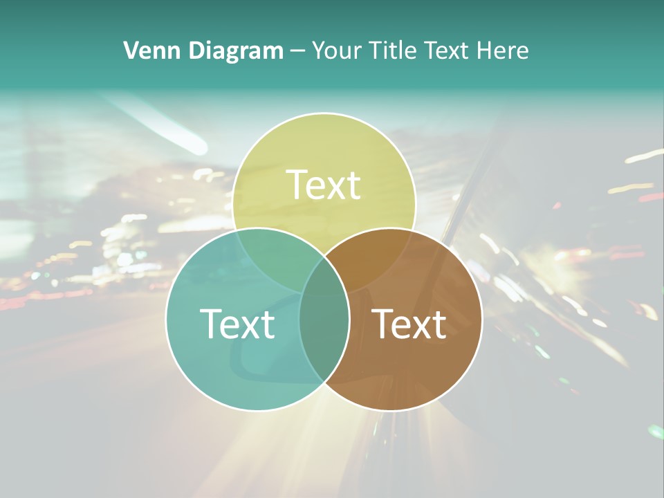 Abstract City Scene PowerPoint Template