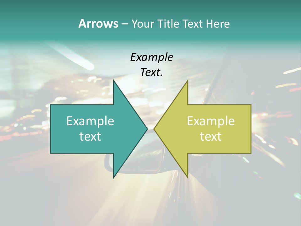 Abstract City Scene PowerPoint Template