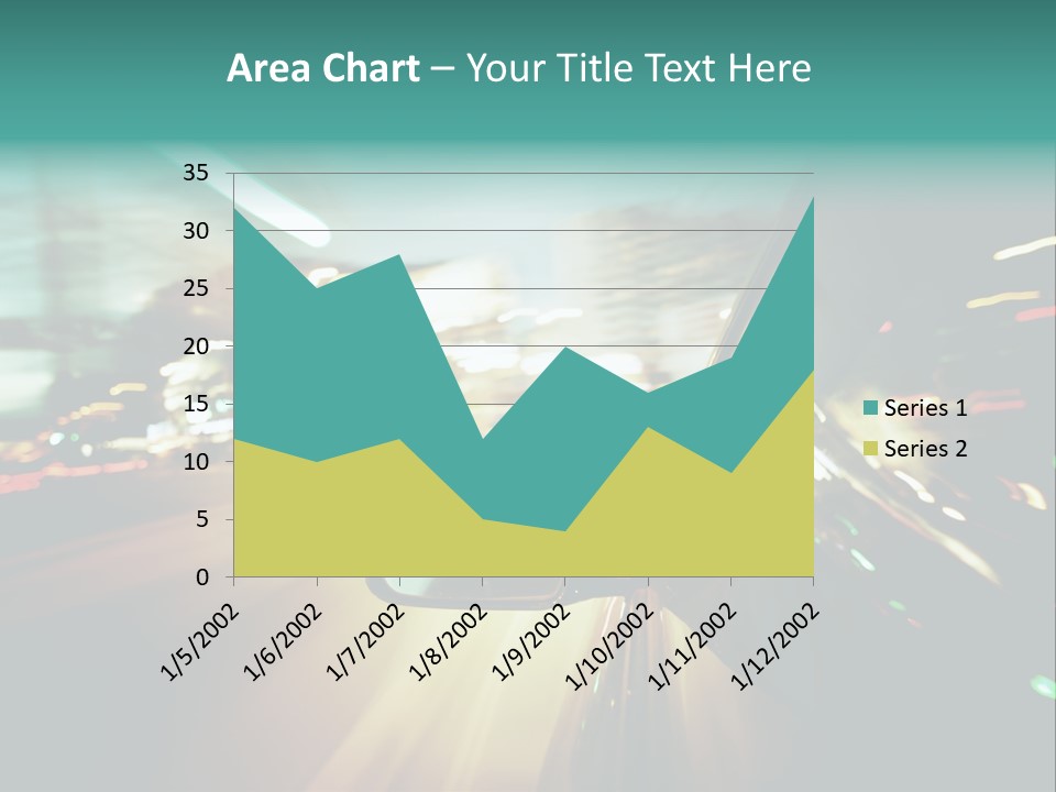 Abstract City Scene PowerPoint Template
