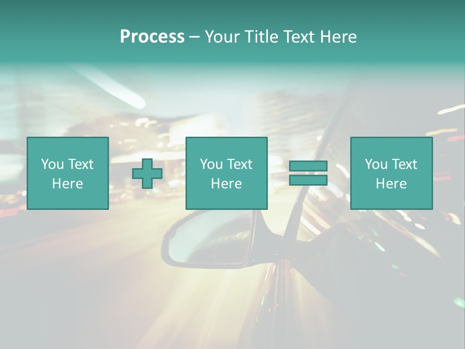 Abstract City Scene PowerPoint Template