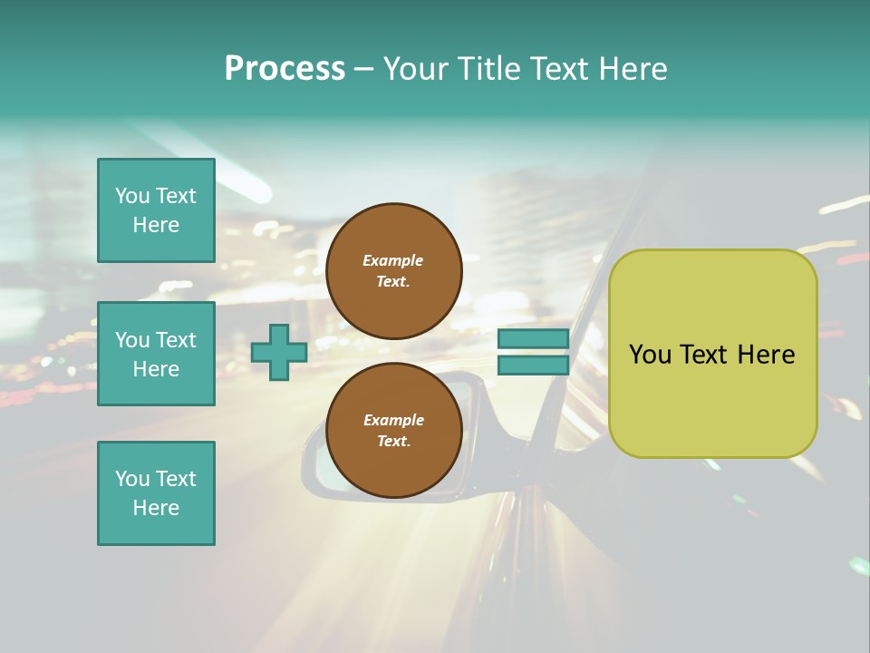 Abstract City Scene PowerPoint Template