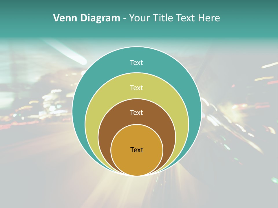 Abstract City Scene PowerPoint Template
