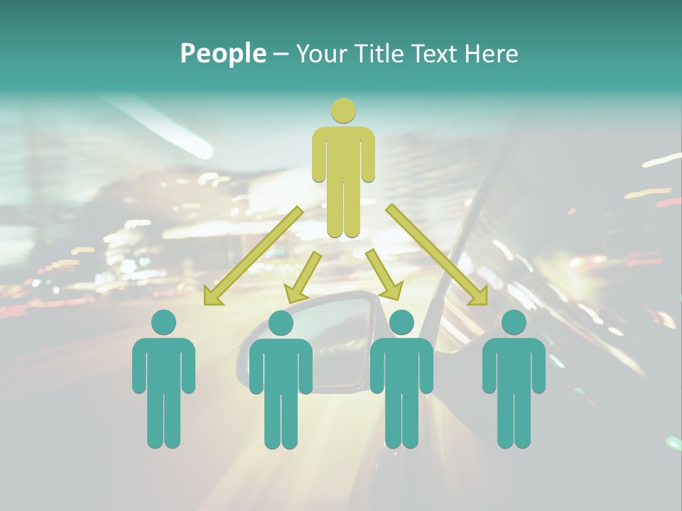 Abstract City Scene PowerPoint Template