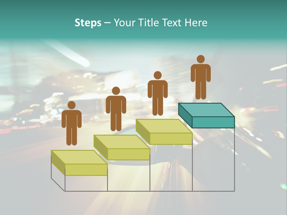 Abstract City Scene PowerPoint Template