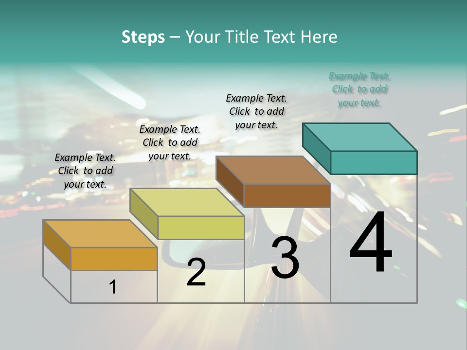 Abstract City Scene PowerPoint Template