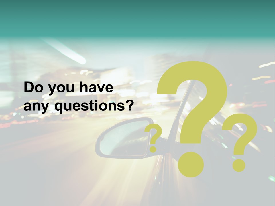 Abstract City Scene PowerPoint Template