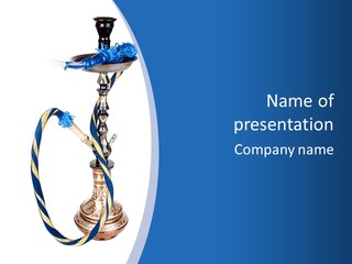 Traditional Hooka Addiction PowerPoint Template