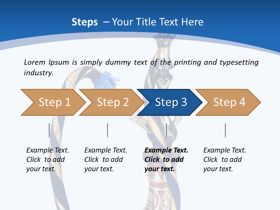 Traditional Hooka Addiction PowerPoint Template
