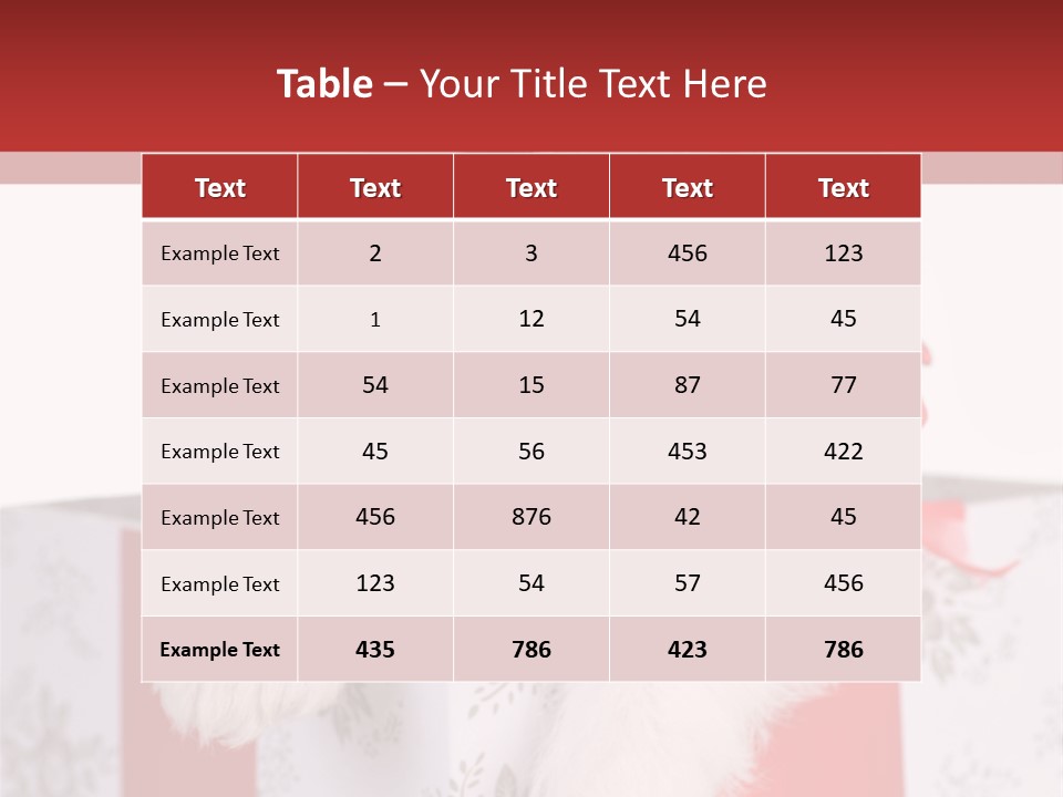 A Small White Dog Sitting Inside Of A Present Box PowerPoint Template